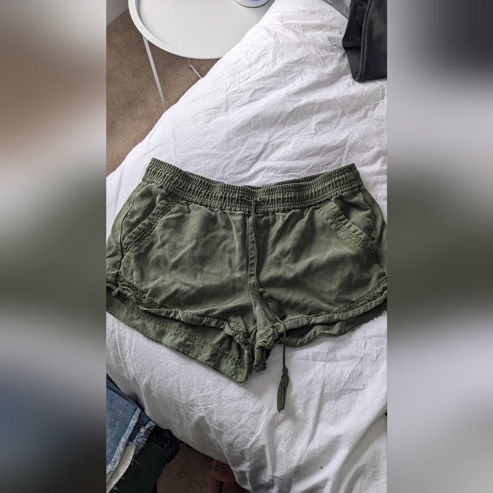 Women's Green Shorts- The Loft